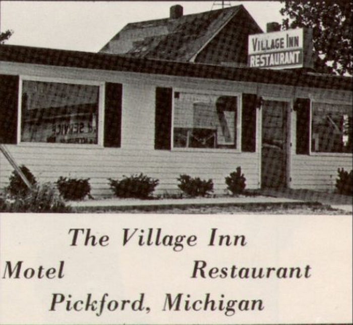 Village Inn Motel & Restaurant - Yearbook Ad (newer photo)